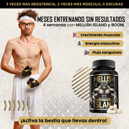 Mellish island| En 4 semanas más músculo.