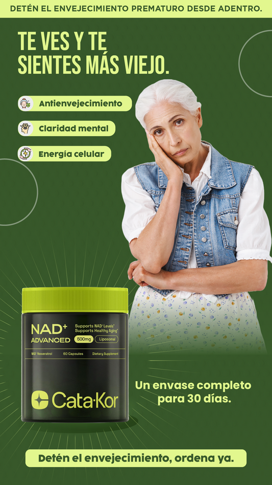 NAD+ Advance| Empieza a sentirte más joven en días.