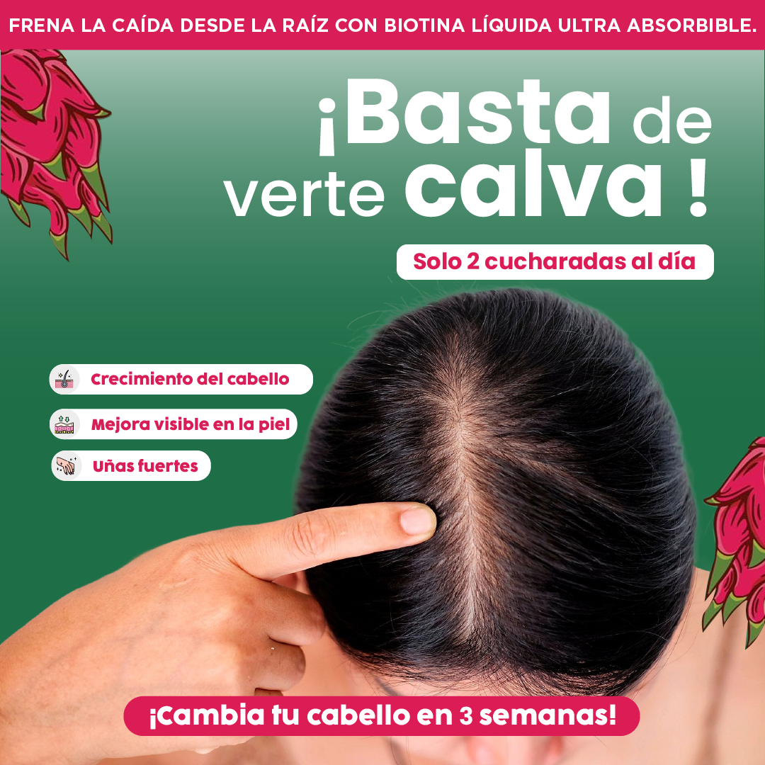 Multivitamínico| crecimiento capilar desde adentro.