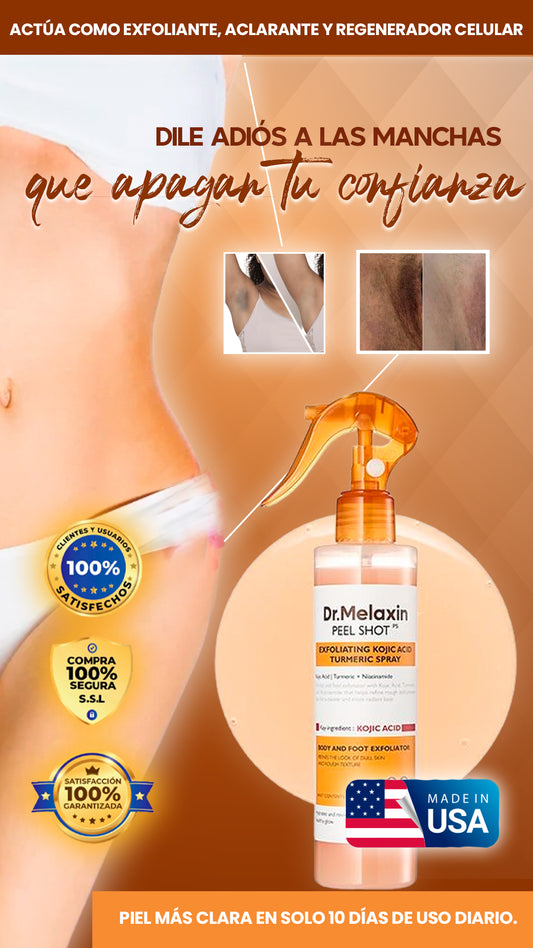 Dr. Melaxin Body Spray| Exfoliante coreano para una piel uniforme